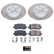 Power Stop 18-20 Honda Odyssey Rear Semi-Coated Rotor Kit on Sale