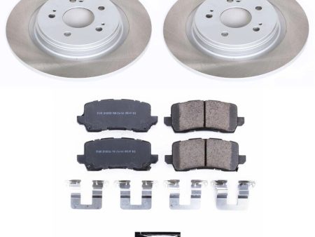 Power Stop 18-20 Honda Odyssey Rear Semi-Coated Rotor Kit on Sale