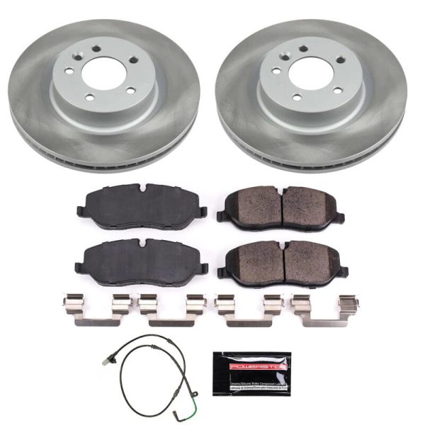 Power Stop 05-09 Land Rover LR3 Front Semi-Coated Rotor Kit Cheap