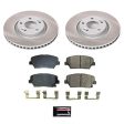 Power Stop 19-22 Hyundai Nexo Front Semi-Coated Rotor Kit Fashion