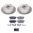 Power Stop 01-06 Kia Optima Rear Semi-Coated Rotor Kit Supply