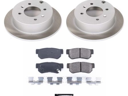 Power Stop 01-06 Kia Optima Rear Semi-Coated Rotor Kit Supply