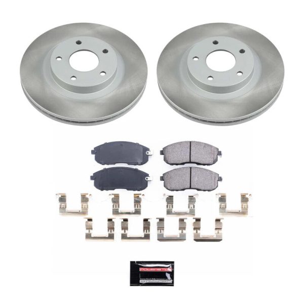 Power Stop 02-03 Nissan Maxima Front Semi-Coated Rotor Kit Sale