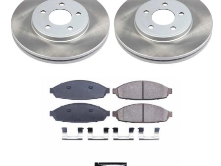 Power Stop 03-04 Mercury Marauder Front Semi-Coated Rotor Kit Sale