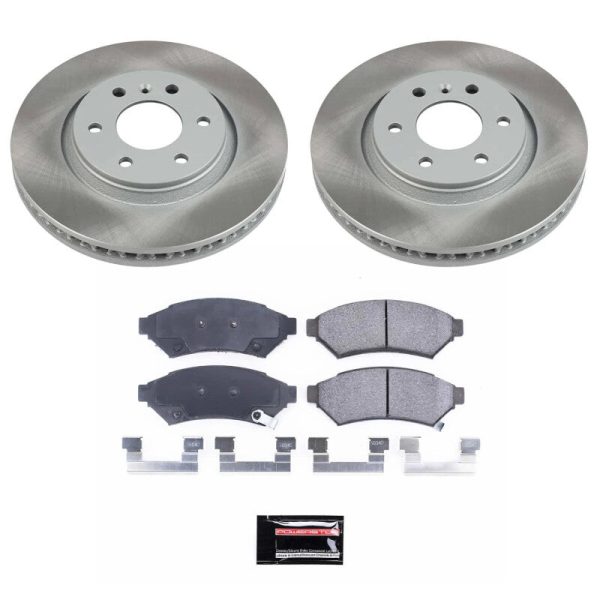 Power Stop 06-07 Saturn Relay Front Semi-Coated Rotor Kit Cheap