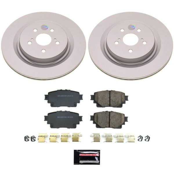 Power Stop 20-22 Toyota Highlander Rear Z17 Coated Brake Kit Sale