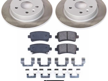 Power Stop 10-11 Saab 9-5 Rear Semi-Coated Rotor Kit Cheap