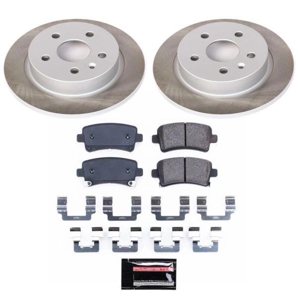 Power Stop 10-11 Saab 9-5 Rear Semi-Coated Rotor Kit Cheap