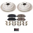 Power Stop 98-03 Subaru Impreza Rear Semi-Coated Rotor Kit Fashion