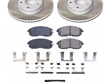 Power Stop 03-05 Nissan 350Z Front Semi-Coated Rotor Kit Online now