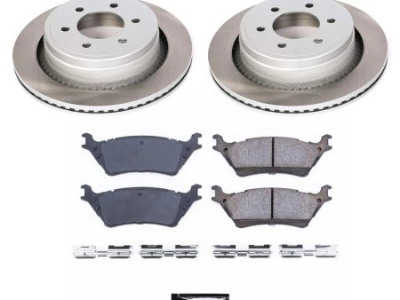 Power Stop 12-18 Ford F-150 Rear Semi-Coated Rotor Kit Online Sale