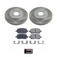 Power Stop 03-07 Saturn Ion Front Semi-Coated Rotor Kit Supply