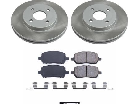 Power Stop 03-07 Saturn Ion Front Semi-Coated Rotor Kit Supply