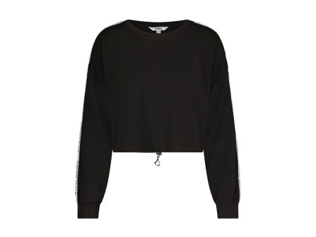 Afleece Cropped Pullover BLACK Online Hot Sale